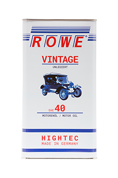 Oldtimer Motoröl ROWE HIGHTEC VINTAGE SAE 40 UNLEGIERT (div. Gebinde)