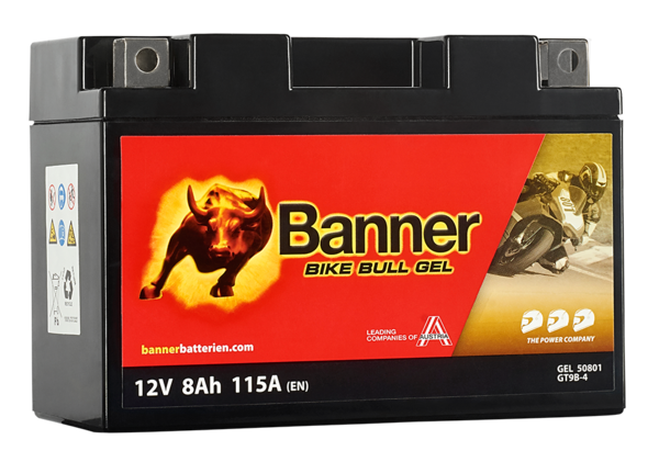 Motorrad Starter-Batterie Bike Bull Gel 508 01 BGT9B-4