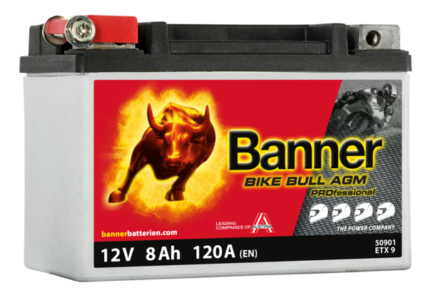 Motorrad Starter-Batterie Bike Bull AGM PRO 509 01 ETX 9