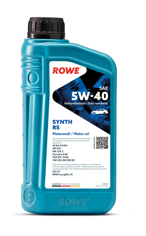 PKW Motoröl ROWE HIGHTEC SYNTH RS SAE 5W-40 (div. Gebinde)