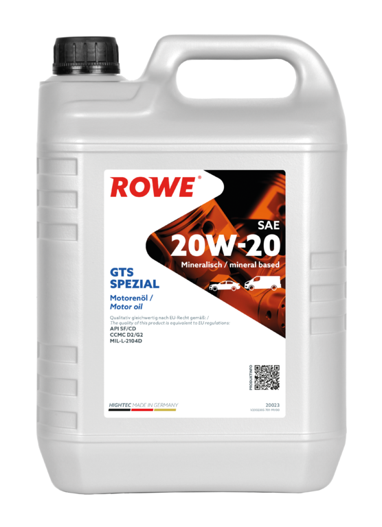 Motoröl ROWE HIGHTEC GTS SPEZIAL SAE 20W-20 (div. Gebinde)