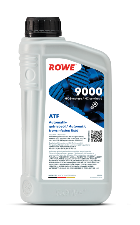 Automatikgetriebeöl ROWE HIGHTEC ATF 9000 (div. Gebinde)