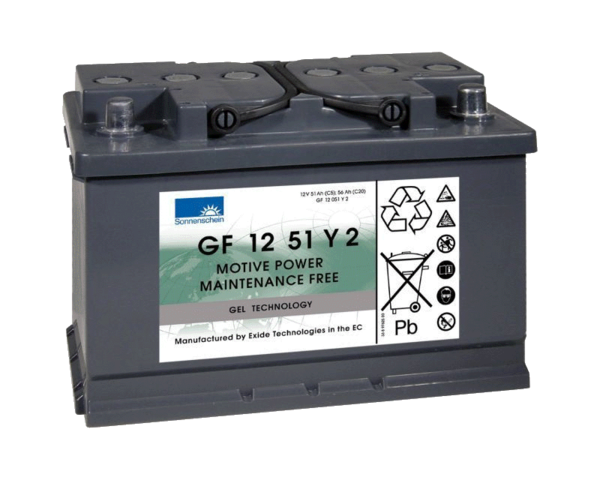 GEL Traktionsbatterie Sonnenschein GF 12 051 Y 2